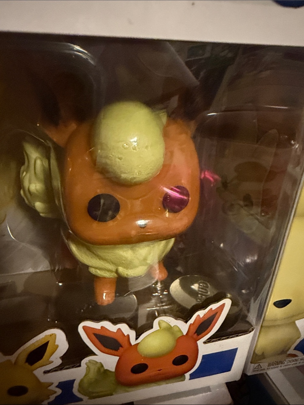 Funko Pop! Pokemon Flareon Vinyl Figure - Orange & Cream